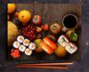 Glass Plate Cutting Board 52X40 Vegetables