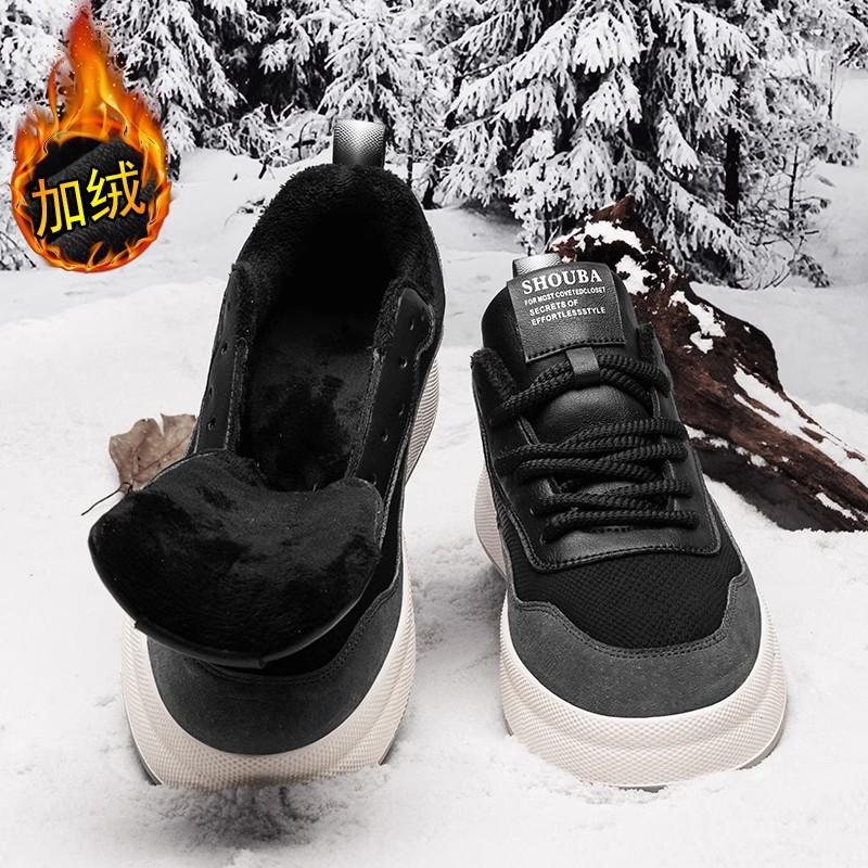 Autumn spring and autumn new casual velvet cotton shoes autumn and winter sports board shoes
