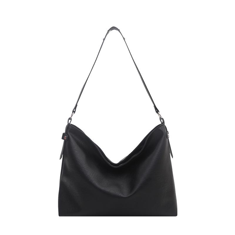 

Lazy wind bowling bag women s autumn and winter new ancient casual shoulder bag large-capacity messenger bag чорний