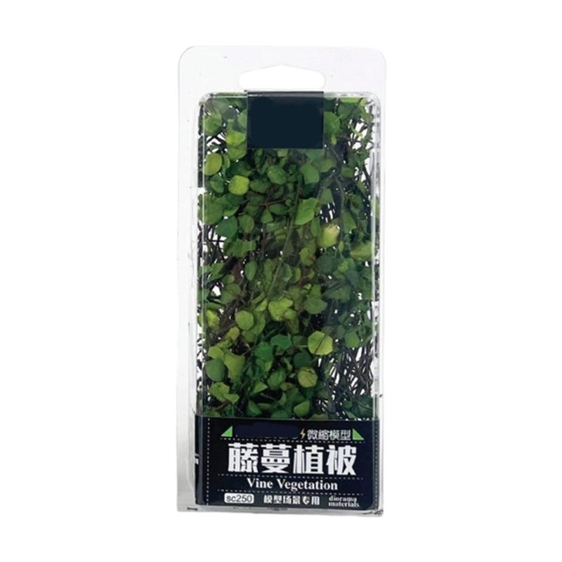 Handcrafted Miniature Vine Vegetation Sculpture Model Landscape Accessories Artificial Plant Stem Leaves Ornament