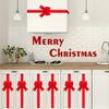 Large Christmas Cabinet Ribbon Bows for Home DIY Craft Cabinet Door Wrapping Gifts Christmas Wedding Party Decorations Supplies