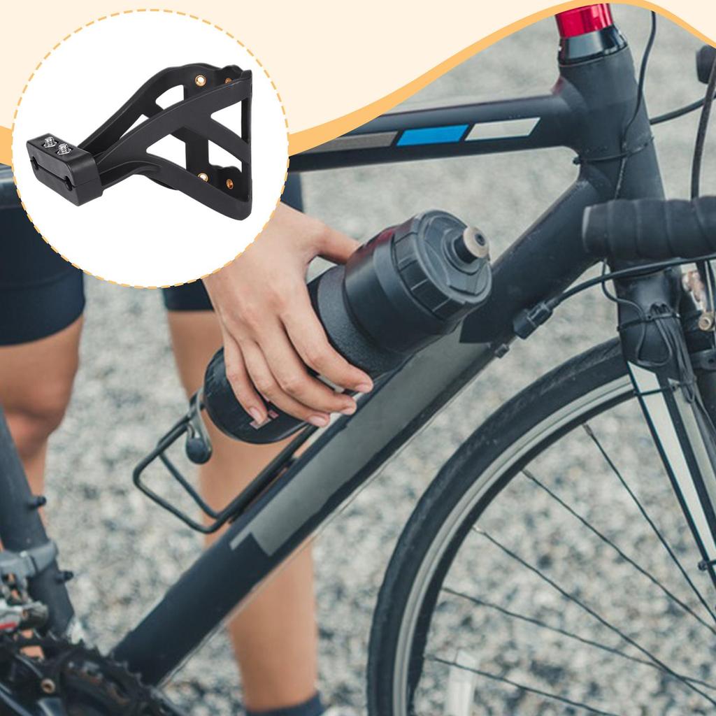 Cycling Water Bottle Cage Behind Seat Black Plastic Bike Cup Holder Professional Bottle Carrier for Mountain Road Bicycles