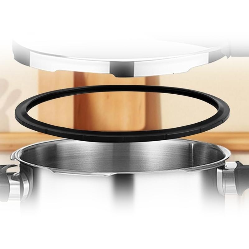 Universal Fit Silicone Sealing Rings for Pressure Cookers Facilitating Easy Installation without Tool for Regular Use