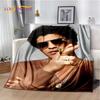 3D HD Bruno Mars Sänger Star Weiche Plüschdecke, Flanelldecke Überwurfdecke für Wohnzimmer Schlafzimmer Bett Sofa Picknick Abdeckung Kinder