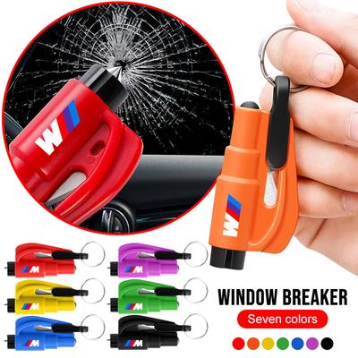 Emblema M 3 em 1 Martelo de Segurança para Carro Quebra-Vidro de Emergência Automotivo Ferramenta para Carro para X6 X1 X2 X3 X4 X5 X7 E46 E39 E90 E36 E60 E34 E30 F30 E71