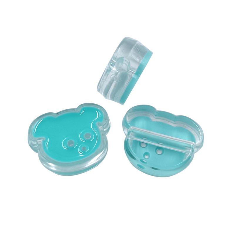 Kreativ für Schmuckherstellung 3 Stück Blume Hundeform Acrylperlen Anhänger Halskette Armband Großhandel DIY Fundstücke