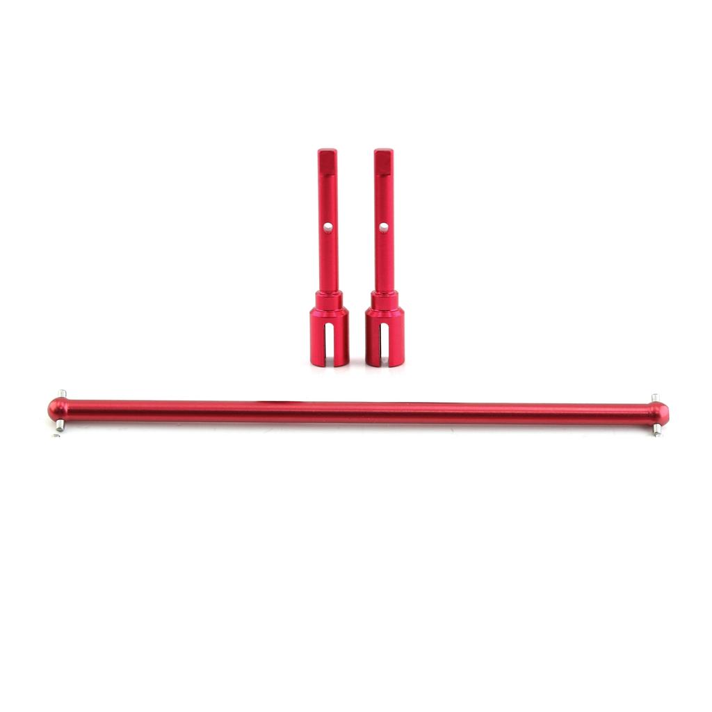 Aluminiowy środkowy wał napędowy Wał napędowy i wymiana misy przegubowej dla podwozia Tamiya TT02 1/10