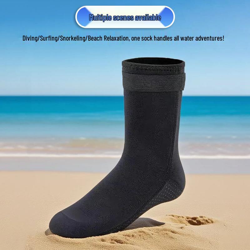 Kinder Neopren Wasserdicht Rutschfest Warm Schwimmsocken mit Knöchelschutz