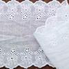 White Cotton Embroidery Lace Accessories Handmade Diy Clothing Skirt Lengthened Decoration Four-Piece Set Lace Lace