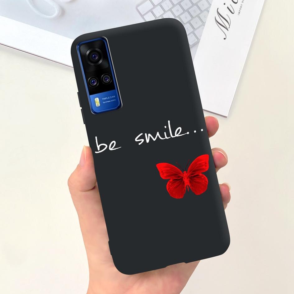 For Vivo Y31 2021 Case Cute Duck Cat Cartoon Coque Matte Soft Silicone Back Cover For Vivo Y51 Y51A Y53s Y 31 V2036 V2030 Fundas