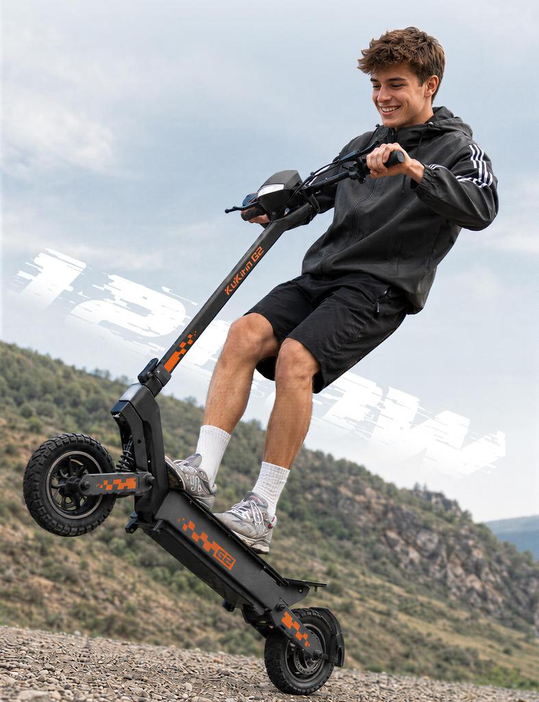 KuKirin G2 2026 Faltbarer Elektroroller für Erwachsene 800W Bürstenloser Motor 48V 15AH Batterie Faltbarer E-Scooter 10 Zoll Vakuum Off-Road-Reifen E-Scooter