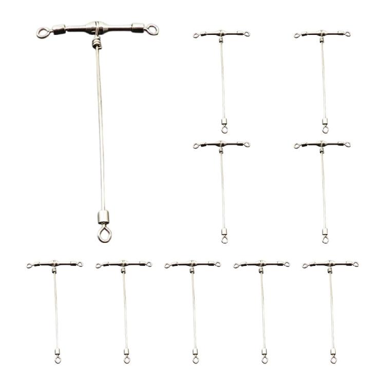 High Strength Fishing Swivels and Snap Swivels, Heavy Duty Balls Bearing Swivels with Welded Rings for Saltwater Fishing