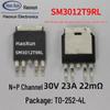Surface Mount N+P Channel MOSFET Transistor 30V 23A TO-252-4L SM3012T9RL In Stock