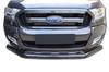 J&J AUTOMOTIVE | Pare-buffle Avant Avec Tôle Pour Ford Ranger Depuis 2016 (Bar De Ville Unique Noir)