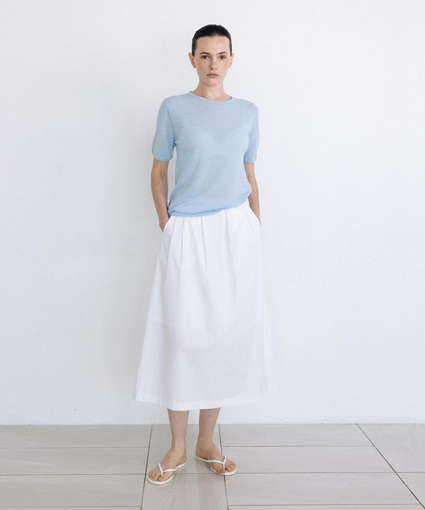 Beullaengkeulumumeon Sheer Half Knit_Baby Blue