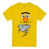 Sesame Street Unisex Adult Holding Pigeon Bert T-Shirt