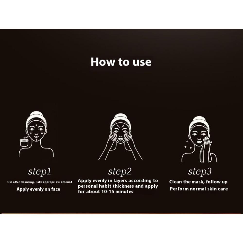 Light Park Black Tea Rose Sleep Mask Niacinamide Hydrating Moisturizing Smear Mask Brightening Skin