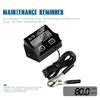 Kebidumei Digital Engine Tachometer Gauge Tach Hour Meter with clip Waterproof RPM LCD Display For Motorcycle Stroke Engine Boat