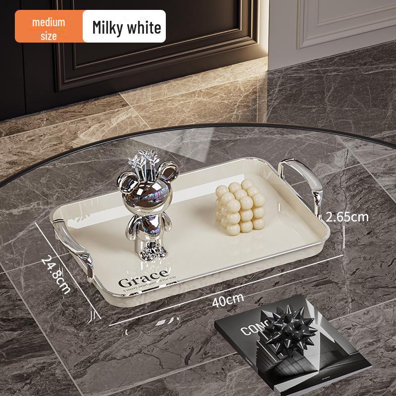 Luxury Rectangular Tray - High-End Fashion for Tea Cups & Desserts