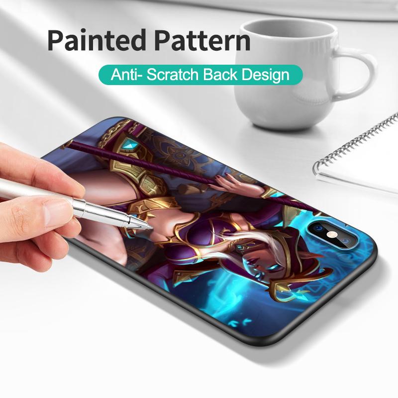 Black Tpu Case for Iphone 5 5s Se 2020 6 6s 7 8 Plus X 10 XR XS 11 12 13 Mini Pro MAX Back Cover SMITES GameS