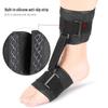 Adjustable Black Foot Brace: Breathable Support for Ankle Roll, Plantar Fasciitis, Foot Drop & Stabilization Training