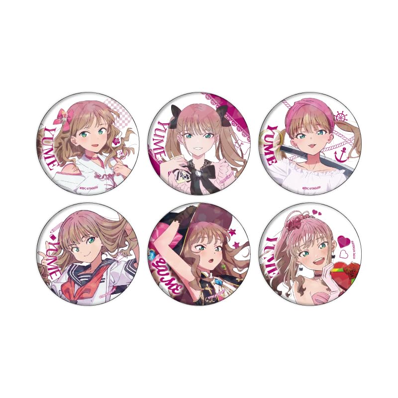 

Gridman Universe 09 Minami Yume BOX [Original Illustration] Holographic Tin Badge [57mm] Complete Set of 6 Boxes