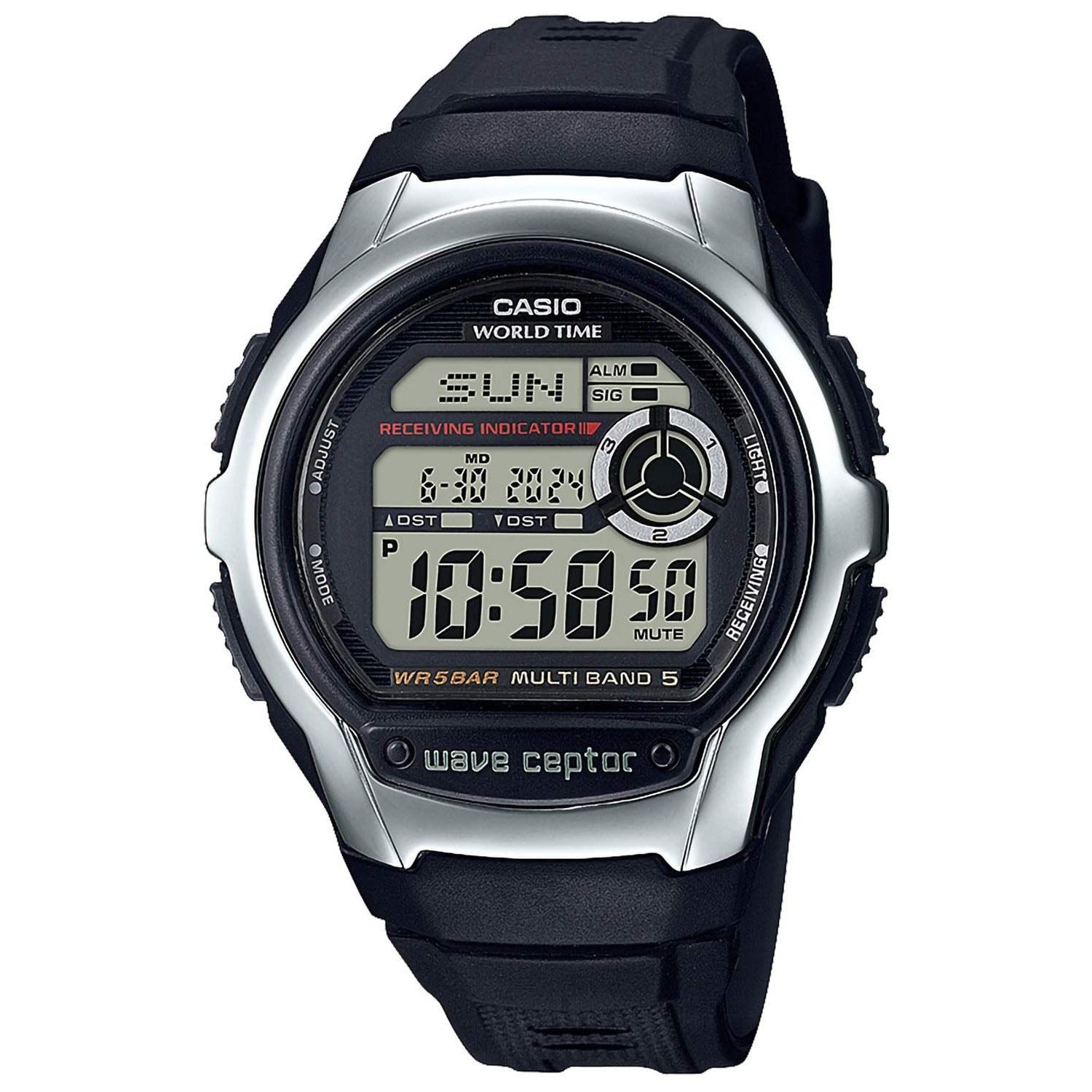 Casio Wristwatch Wave Scepter Radio-Controlled Watch Super Illuminator Type (High Brightness LED Light) WV-M60R-1AJF Mens Black
