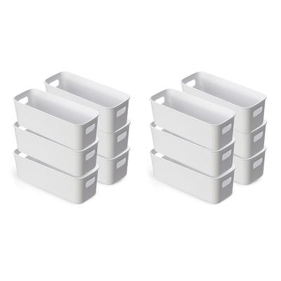 Multi-Purpose Boxes Stackable Storage Boxes Organizational Solutions 24 X 18 X 9 Cm Compact Storage Solution Office Storage
