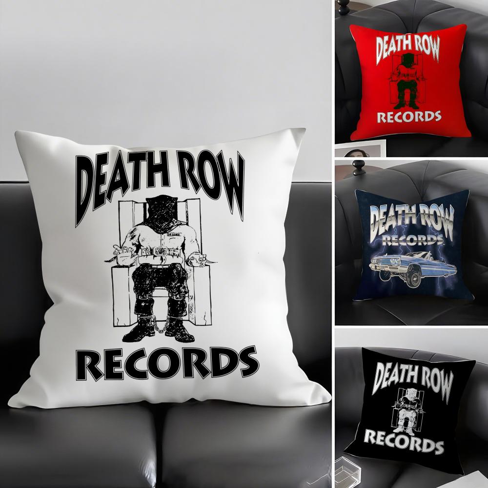 D-Death Row R-Record Record Label Cushion Cover Pillowcase Ultra Soft Skin Friendly Fabric Cloud Like Comfort & Concealed Zipper
