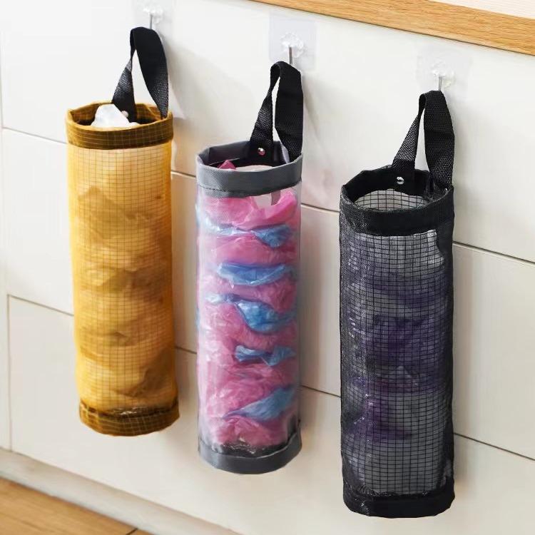 Sacchetti di immondizia per sacchetti di spazzatura per organizer per dispenser in rete di plastica da cucina