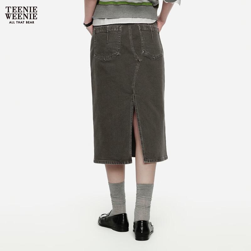 Teenie Weenie Little Bear Letter A-Line Long Skirt