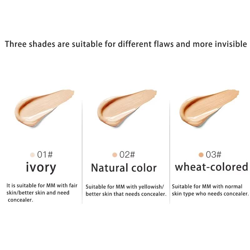 Ojos Rostro Corrector Líquido Cubre Ojeras Acné Maquillaje Natural Base Crema Cosméticos Maquillaje de Rostro/Ojos