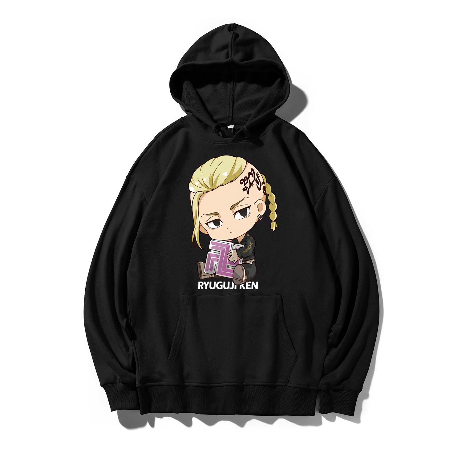 

Новый осенне-зимний свитер с капюшоном с рисунком для мужчин и женщин, студенческие топы с длинными рукавами для мужчин и женщин XS