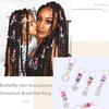 Rhinestones Dreadlock Bead Hair Beads Loose Hair Jewelry For Halloween Braid Clip Hair Rings Hair Clip Braid Rings