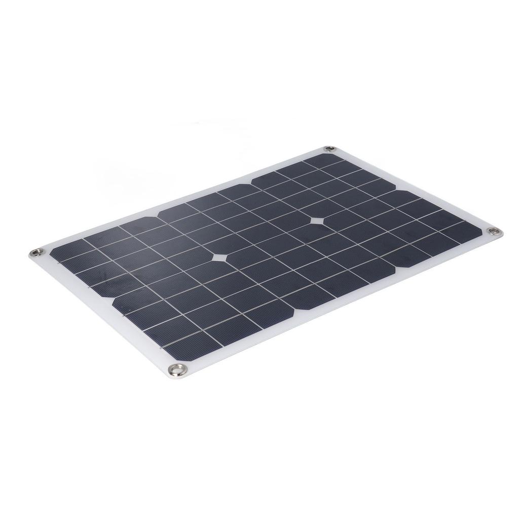 Solar Panel Flexible Waterproof Battery Charger Charge Board 20W Set Kit for Outdoor