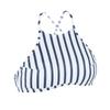 Decathlon Women's Striped Bikini Swimsuit Top