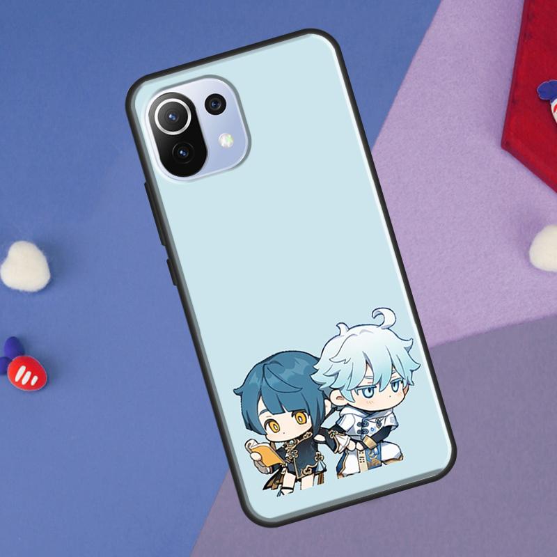 Chongyun Genshin Impact Cover For Xiaomi 14 13 Ultra 11T 12T 13T 14T Pro POCO X7 Pro X3 X5 F3 F5 F6 M6 X6 Pro Case