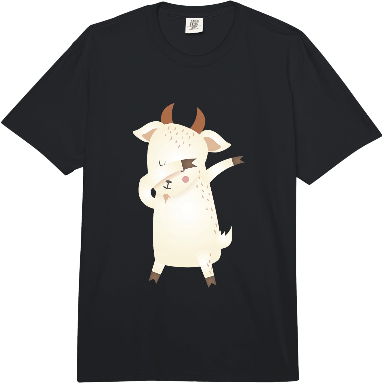 Goat Dabbing Funny Goat Gift Fun Comfort Colors Adult Heavyweight  Unisex T-Shirt M