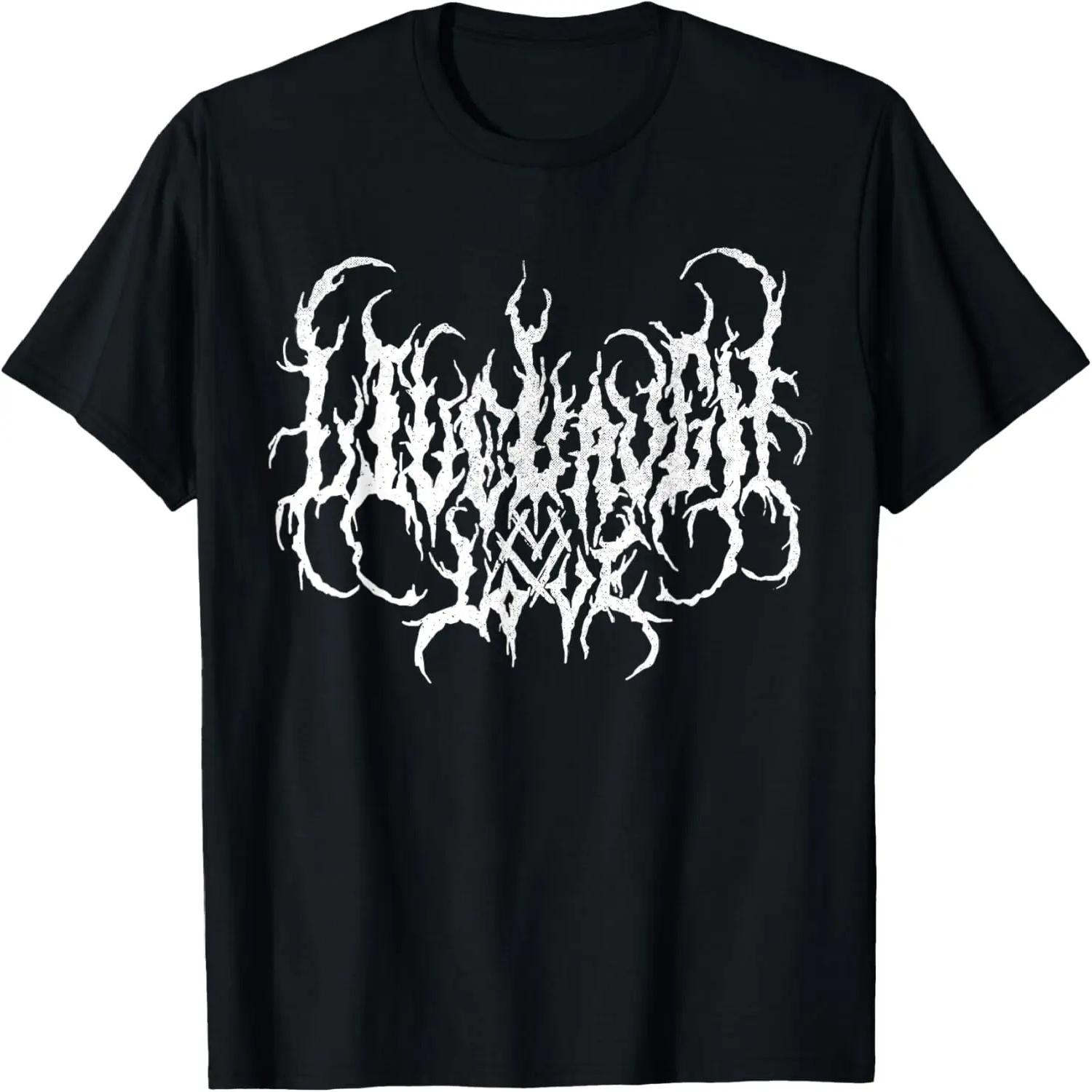 Live Laugh Love - Death Metal Music Typography T-Shirt XXXXXL разноцветный