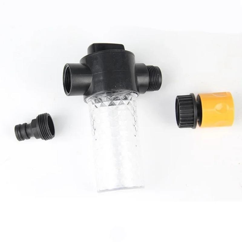 Household Car High Pressure Power Water Gun Ing Wash 3 Sets of Foam Kettle.