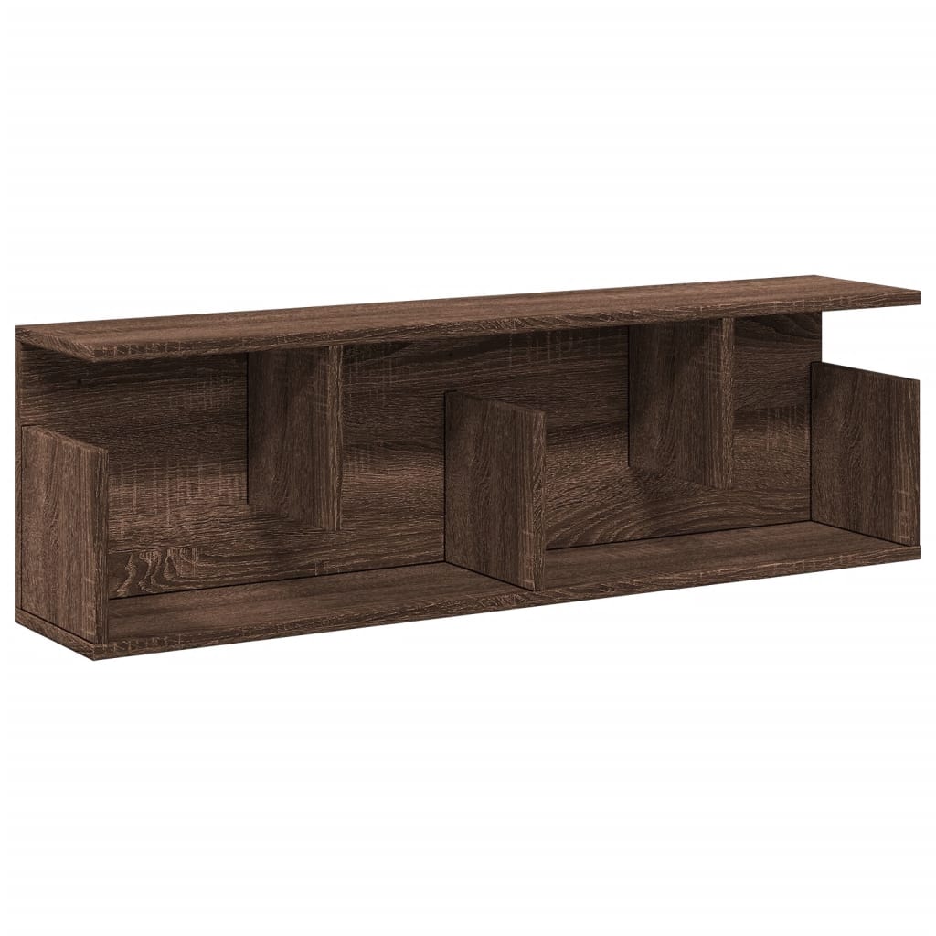 Wall Cabinet 100 x 20 x 30 cm Brown Oak Effect Particleboard
