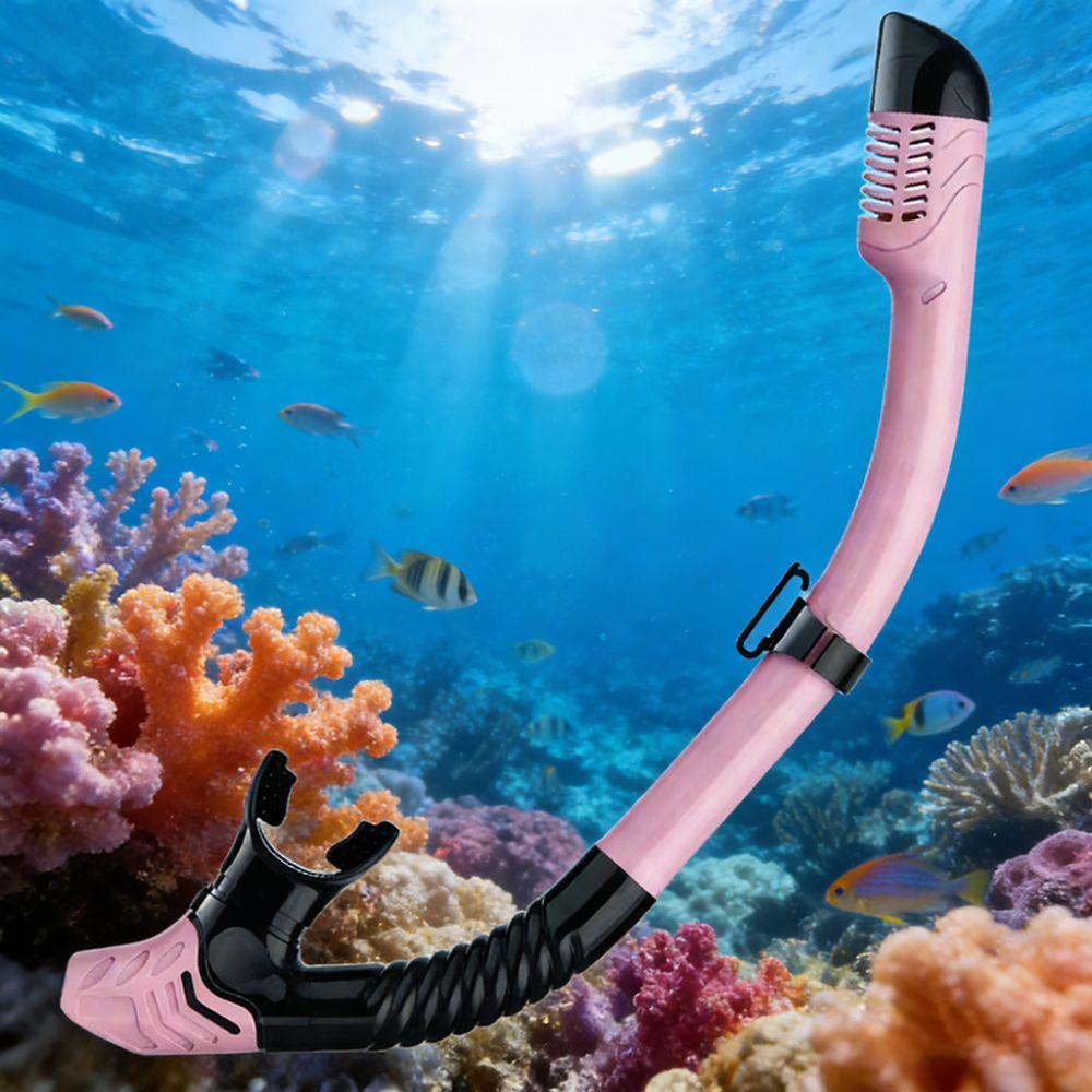 Top Dry Valve Diving Dry Snorkel Silicone Swim Training Snorkel  Underwater Activities