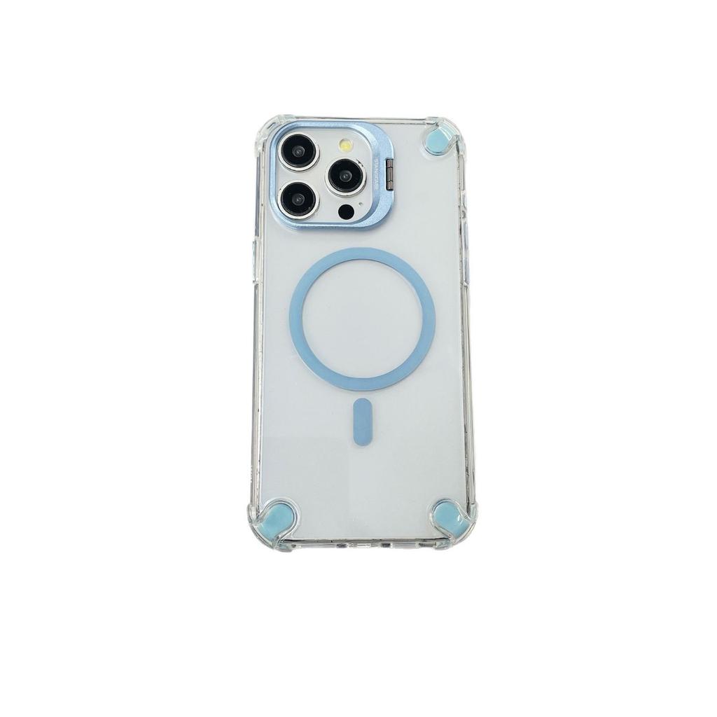 New U2 airbag holder Magnetic mobile phone case Apple 17PRO metal lens holder Suitable for 17AIR anti-drop case