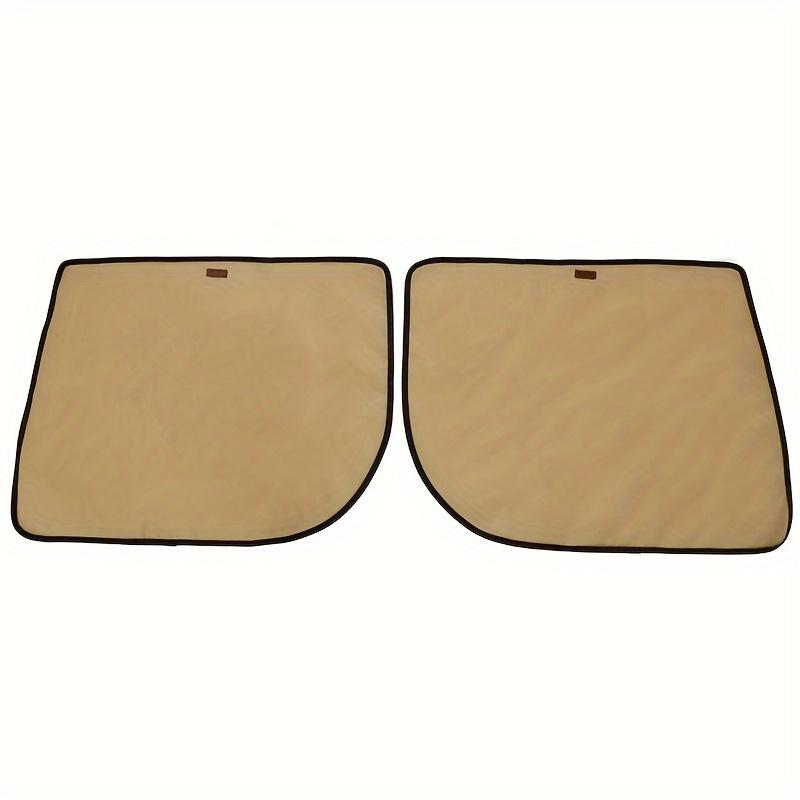 

2pcs Pet Dog Car Door Cover Protector Pads-Non-Slip,Scratch-Resistant,Durable Polyester Blend-Ideal for Outdoor Travel with Dogs