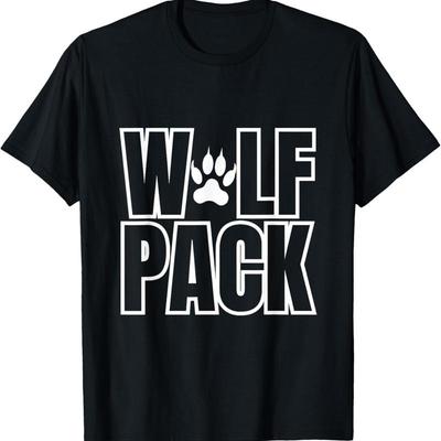 New Limited Wolf Pack Sport Teams T Shirt