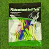 50 Pieces of Golf Tee Plastic Durable Mixed Color 4 Sizes Available Golf Tee Accessories