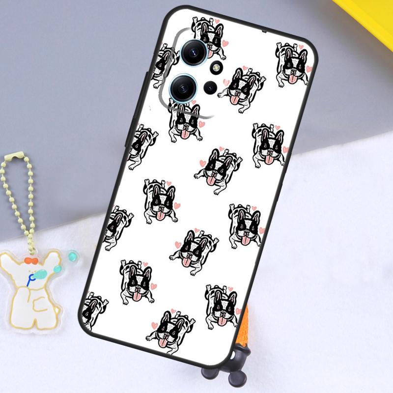 Funny french bulldog Case For Xiaomi Redmi Note 14 13 9 10 11 12 15 Pro Plus Cover For Redmi 15 C 13C 12C 10C 14C
