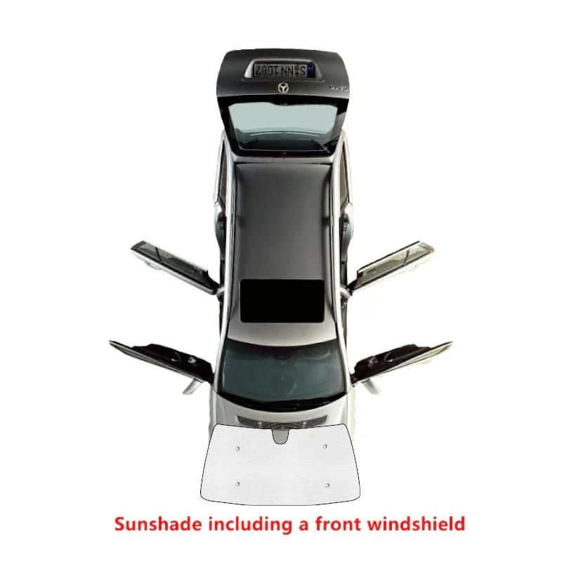 For Volvo XC60 MK2 2018~2024 Car Sunshades Full Coverage Windshield Sun Visor Curta Rear Side Window Anti-UV Pads Accessories