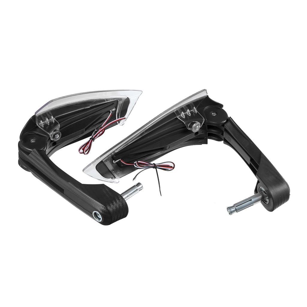 Motorcycle Handguards Cover Universal Waterproof Anti-fall and Windproof Protector with LED