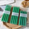 Ivory White Long Stem Taper Candles for Weddings and Emergencies